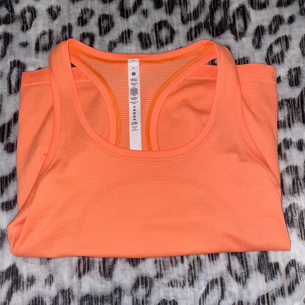 ORANGE HIGHLIGHT swifly tank top